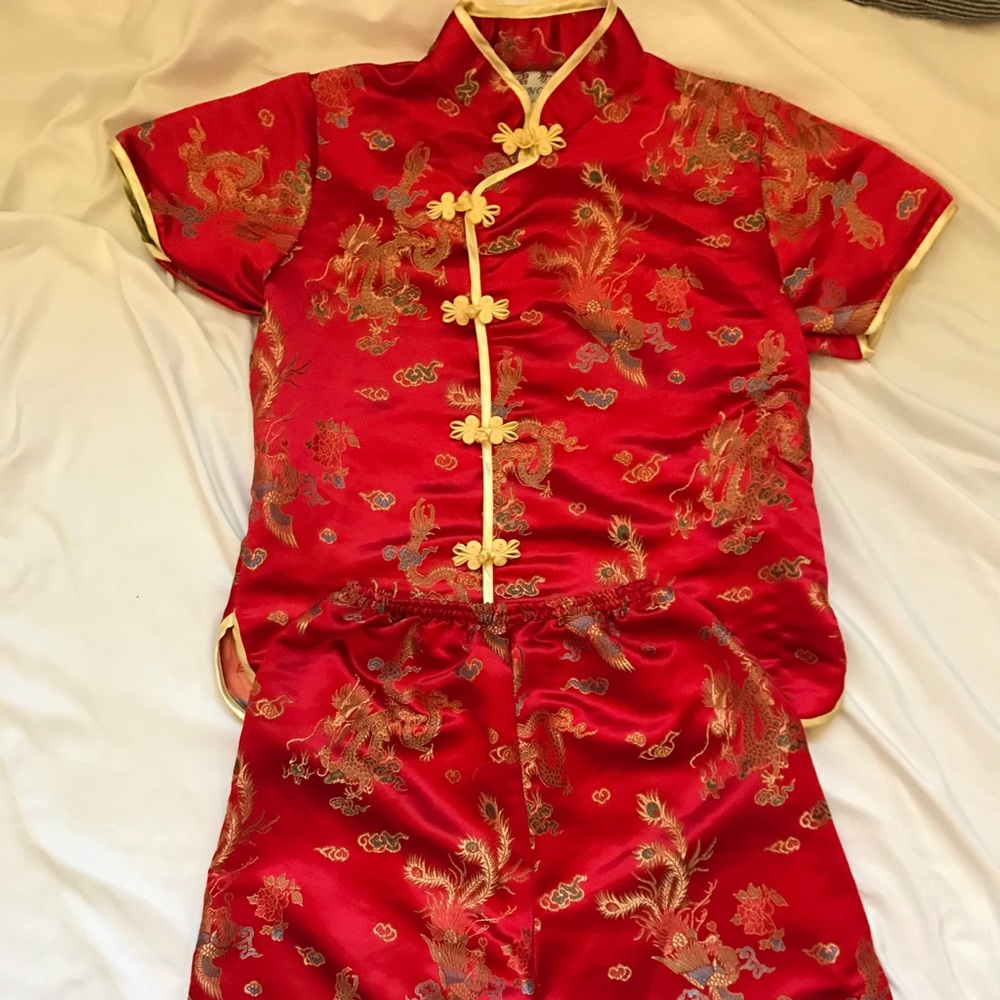 Children’s Tang Yi Matching Pant & Top Set